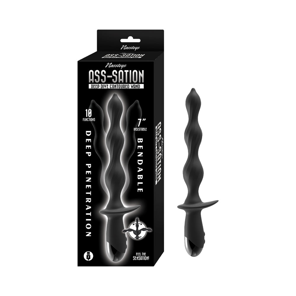 Ass-Sation Deep Dive Contoured Wand Black