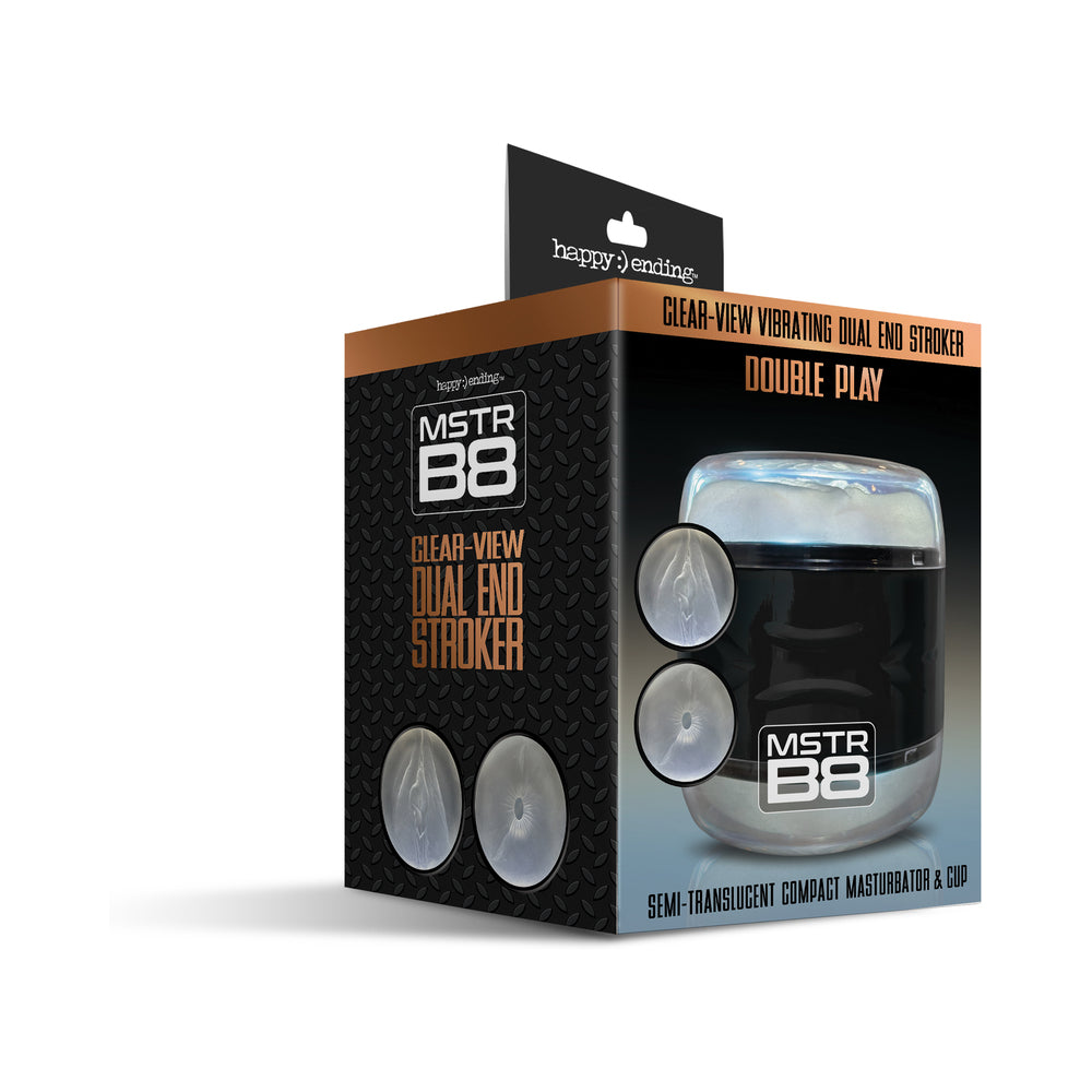 MSTR B8 Clear-View Dual End Stroker Double Play
