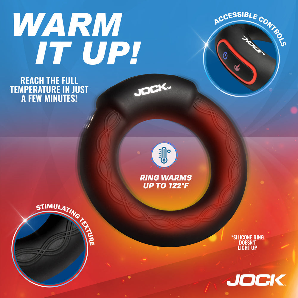 JOCK Rumbler 1.8 in. Vibrating & Warming C-Ring