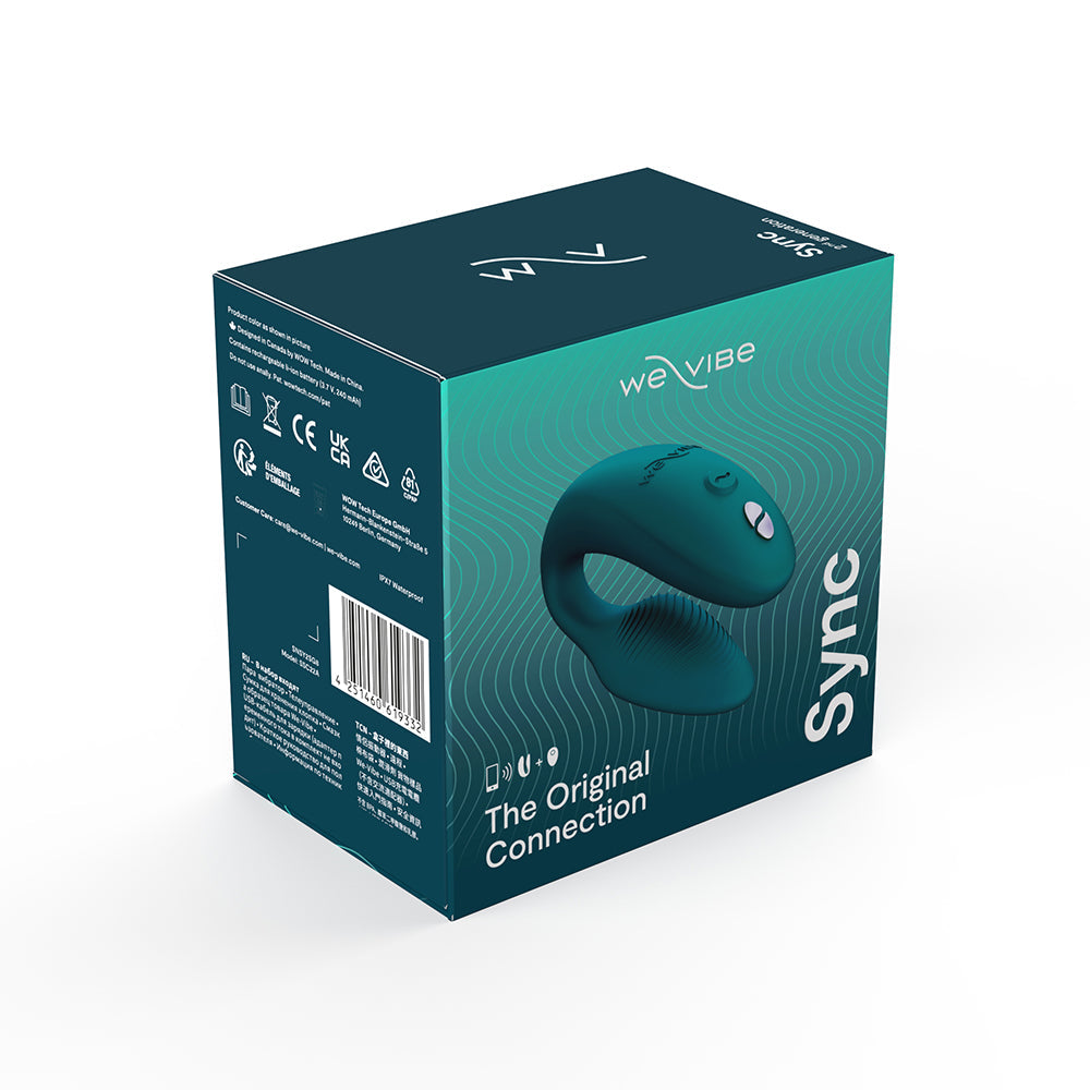 We-Vibe Sync 2 Rechargeable Remote Control Couples Vibrator Green Velvet
