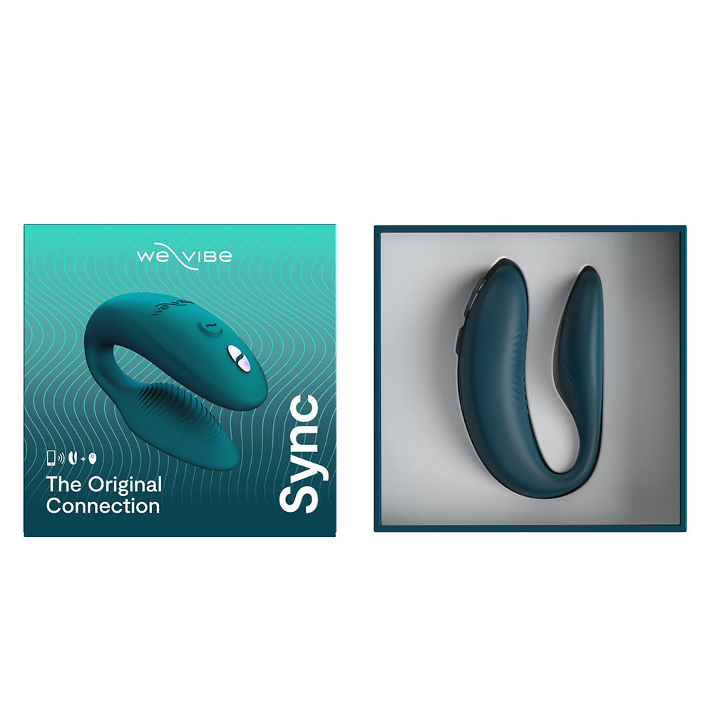 We-Vibe Sync 2 Rechargeable Remote Control Couples Vibrator Green Velvet