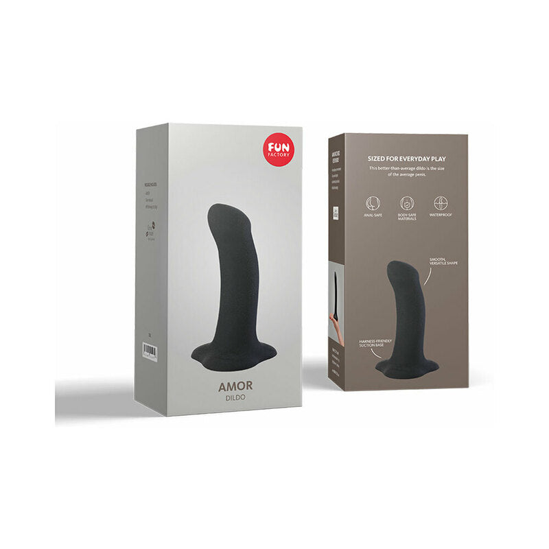 Fun Factory Amor 5.3 in. Dildo Black