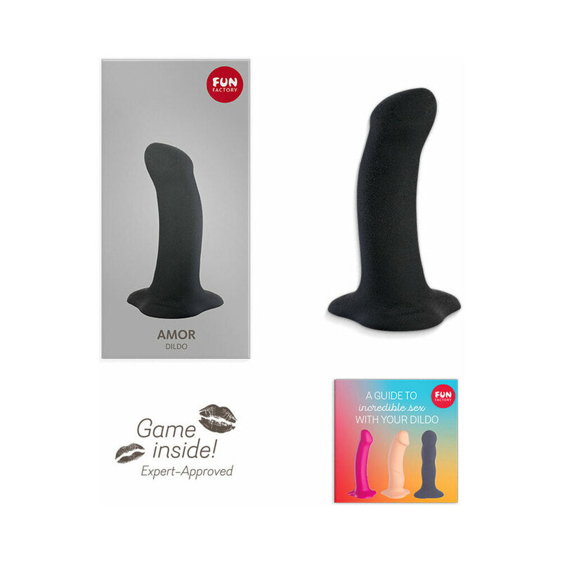Fun Factory Amor 5.3 in. Dildo Black
