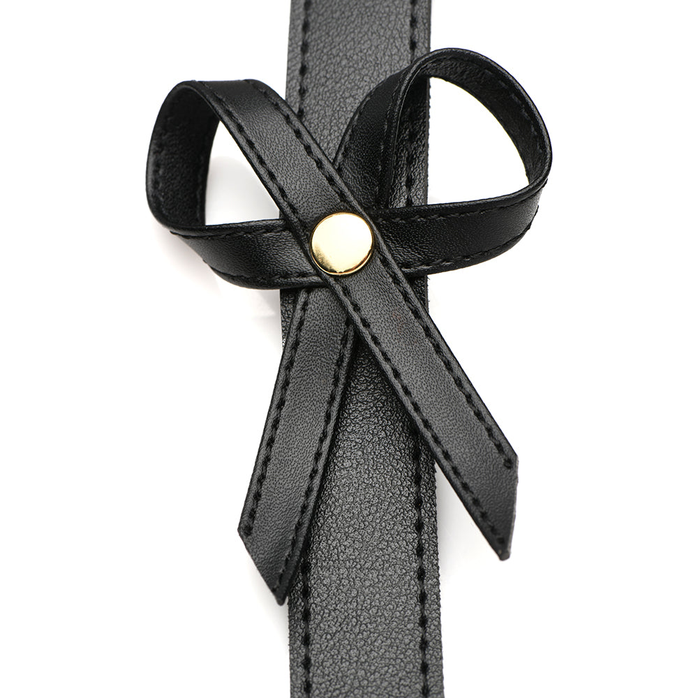 Bondage Harness with Bows Black M/L