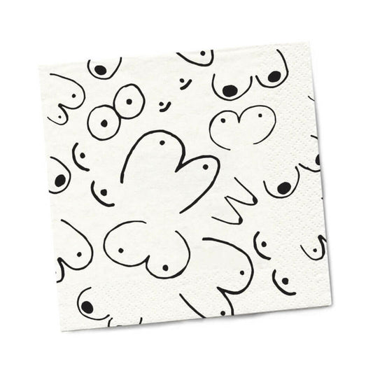 TW Boobs Napkins 20pk