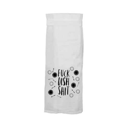 TW Fuck Dish Shit Flour Towel