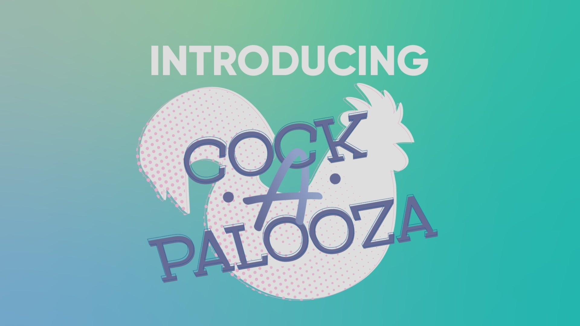 Cock-A-Palooza Confetti Silicone Dildo